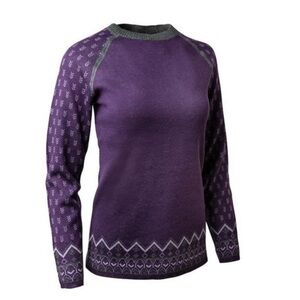 NWT NEVE Ellie Crewneck Wool Purple Açaí Sweater Size S